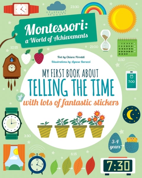 My First Book About Telling Time - Montessori Activity Book