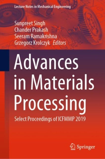 Advances in Materials Processing - Select Proceedings of ICFMMP 2019