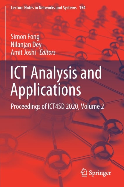 ICT Analysis and Applications - Proceedings of ICT4SD 2020, Volume 2