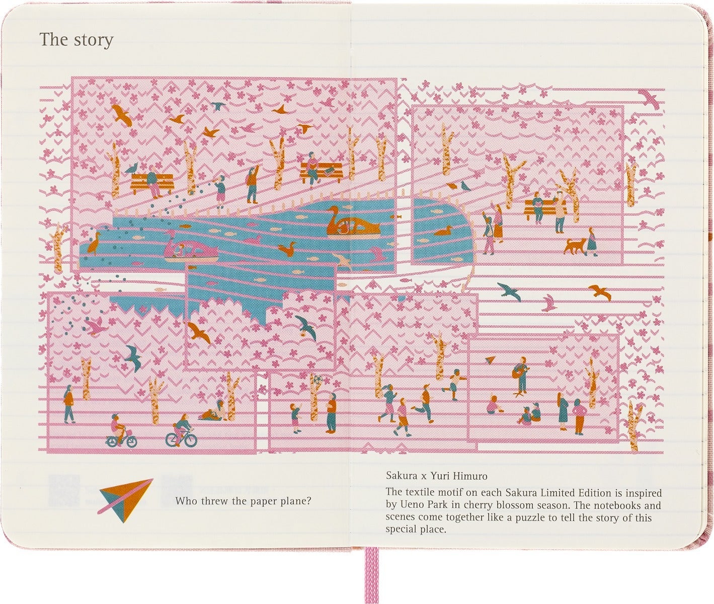 Moleskine Notebook LE Hard Linjert Pocket Sakura