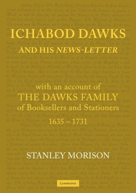 Ichabod Dawks and his Newsletter - With an Account of the Dawks Family