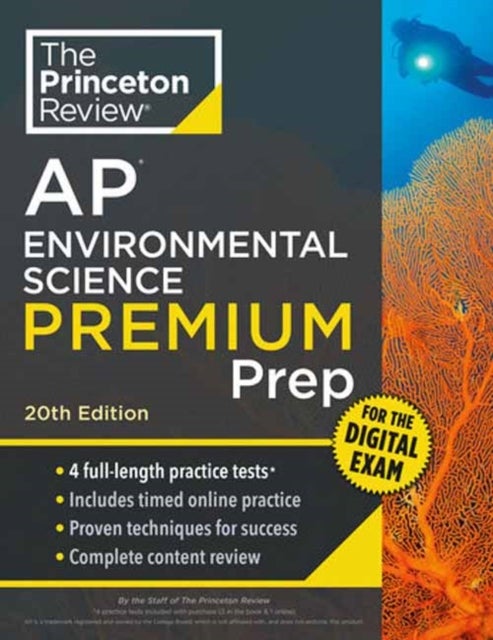 Princeton Review AP Environmental Science Premium Prep, 20th Edition - 4 Practice Tests + Digital Practice Online + Content Review