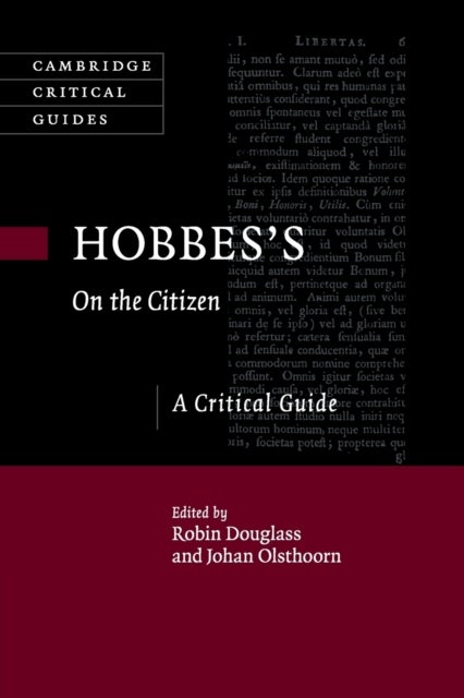 Hobbes's On the Citizen - A Critical Guide