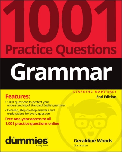Grammar – 1001 Practice Questions For Dummies, 2nd  Edition (+ Free Online Practice)