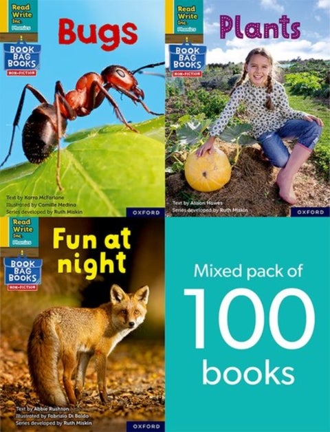 Read Write Inc. Phonics Book Bag Books: Set 5 Yellow: Non-Fiction Pack of 100