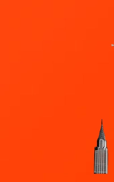 NYC Chrysler building bright orange grid style page notepad $ir Michael limited edition - NYC Chrysler building bright orange grid style page notepad $ir Michael
