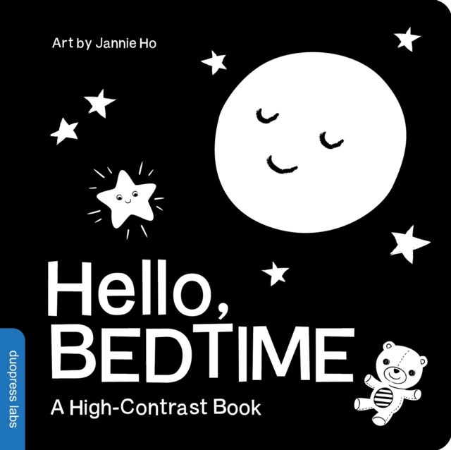 Hello, Bedtime - A Perfect High-Contrast Black-and-White Board Book for a Baby Shower Gift to Newborns and Babies