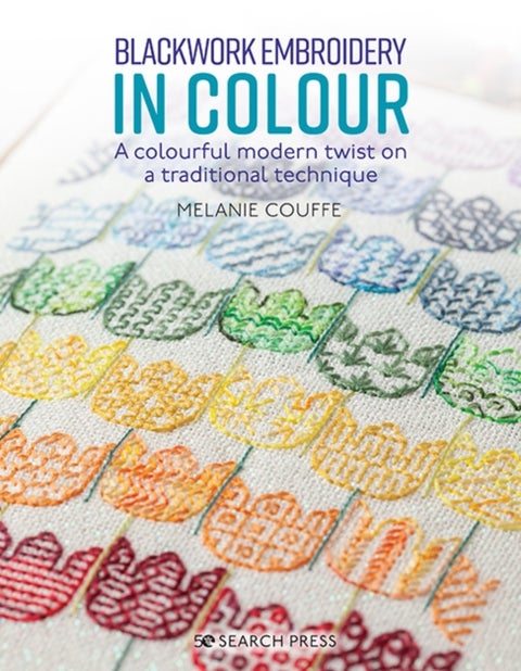 Blackwork Embroidery in Colour - A Colourful Modern Twist on a Traditional Technique