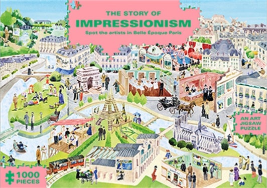The Story of Impressionism 1000 Piece Puzzle - 1000-Piece Art History Jigsaw Puzzle