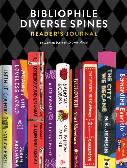 Bibliophile Diverse Spines Reader''s Journal