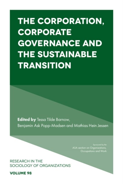 The Corporation, Corporate Governance and the Sustainable Transition