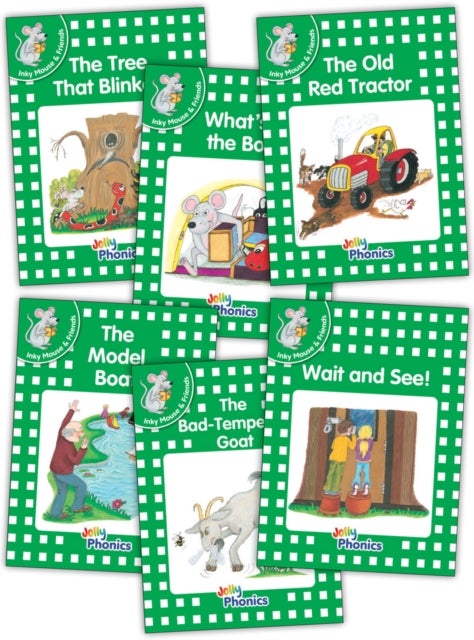 Jolly Phonics Readers, Inky & Friends, Level 3 - In Precursive Letters (British English edition)