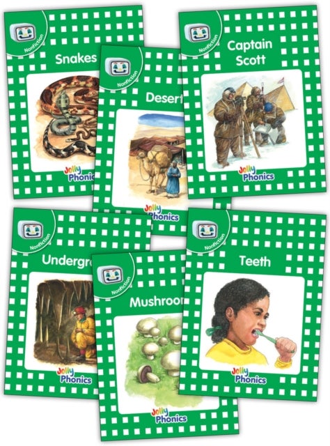 Jolly Phonics Readers, Nonfiction, Level 3 - in Precursive Letters (British English edition)