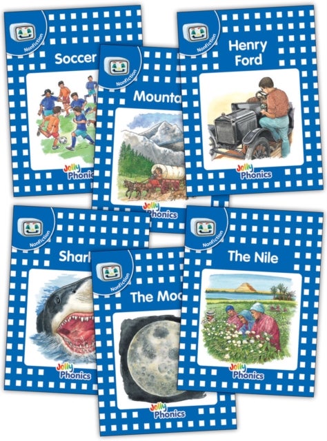 Jolly Phonics Readers, Nonfiction, Level 4 - In Precursive Letters (British English edition)