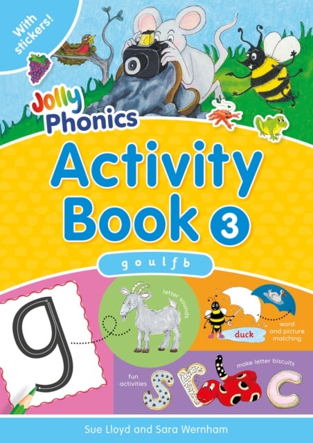 Jolly Phonics Activity Book 3 - in Precursive Letters (British English edition)