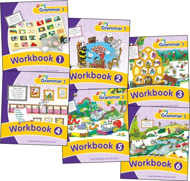 Grammar 1 Workbooks 1-6 - In Precursive Letters (British English edition)
