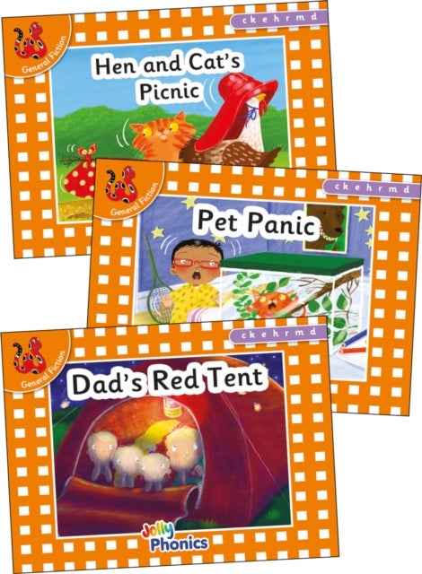 Jolly Phonics Orange Level Readers Set 2 - in Precursive Letters (British English edition)