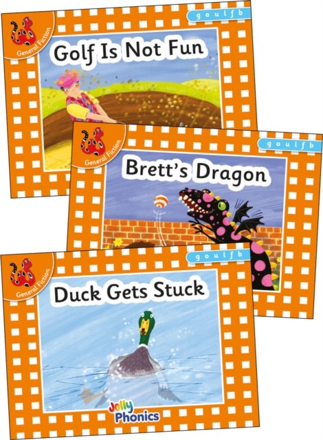 Jolly Phonics Orange Level Readers Set 3 - in Precursive Letters (British English edition)