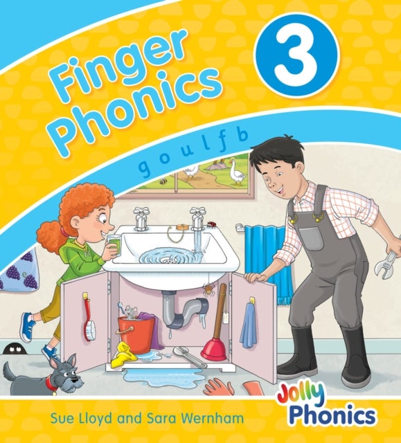 Finger Phonics Book 3 - in Precursive Letters (British English edition)