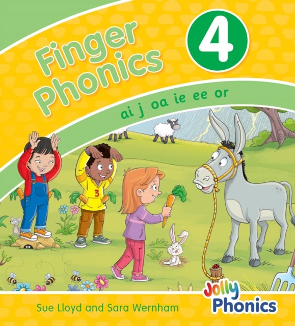 Finger Phonics Book 4 - in Precursive Letters (British English edition)