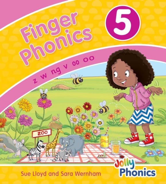 Finger Phonics Book 5 - in Precursive Letters (British English edition)