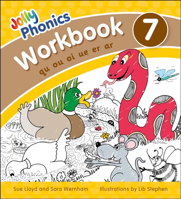 Jolly Phonics Workbook 7 - in Precursive Letters (British English edition)