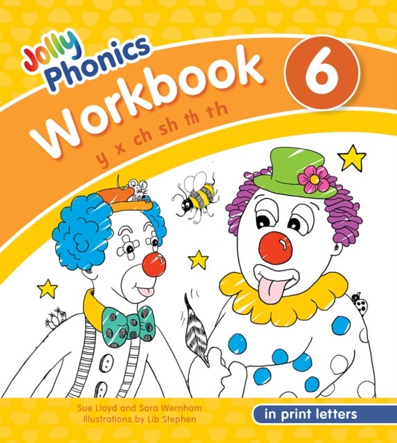 Jolly Phonics Workbook 6 - in Print Letters (American English edition)