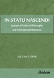In Statu Nascendi ¿ Journal of Political Philosophy and International Relations 2019/1
