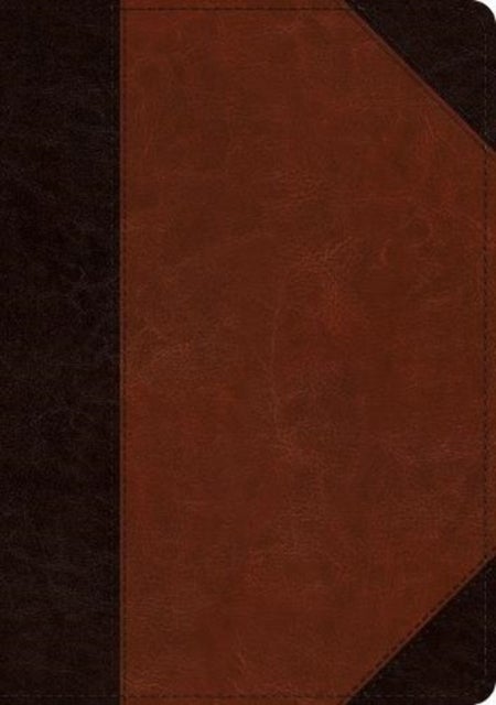 ESV Large Print Wide Margin Bible (TruTone, Brown/Cordovan, Portfolio Design)