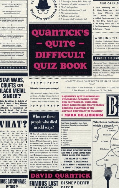 Quantick''s Quite Difficult Quiz Book