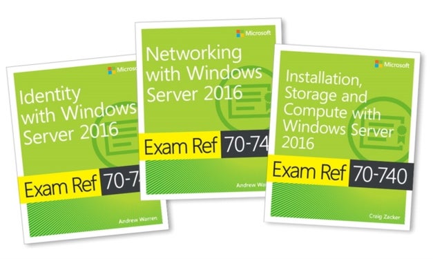 MCSA Windows Server 2016 Exam Ref 3-Pack - Exams 70-740, 70-741, and 70-742
