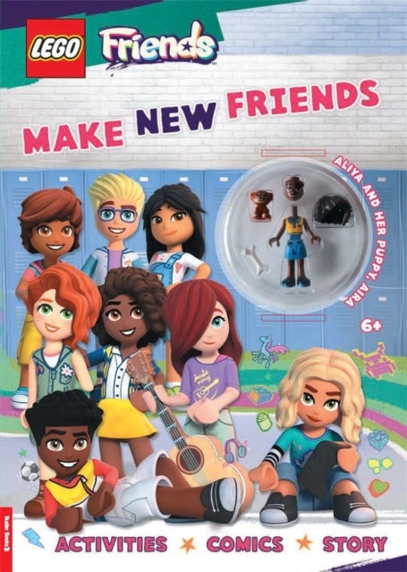LEGO? Friends: Make New Friends Activity Book (with Aliya mini-doll and Aira puppy)