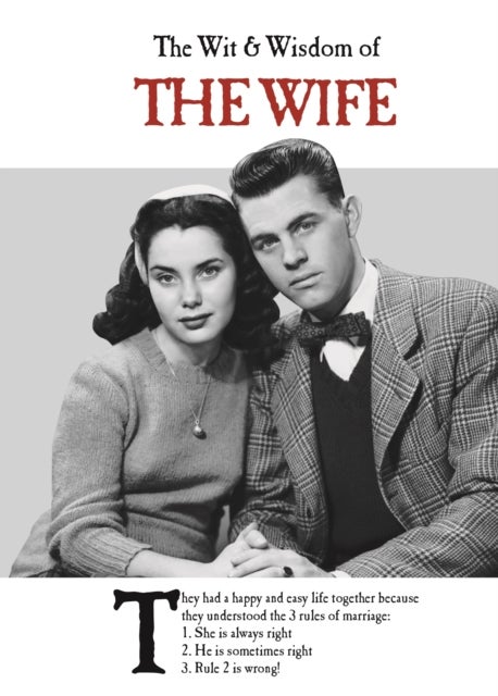 The Wit and Wisdom of the Wife - the perfect Mother’s Day gift  from the BESTSELLING Greetings Cards Emotional Rescue