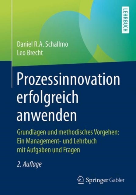 Prozessinnovation erfolgreich anwenden - Grundlagen und methodisches Vorgehen: Ein Management- und Lehrbuch mit Aufgaben und Fragen