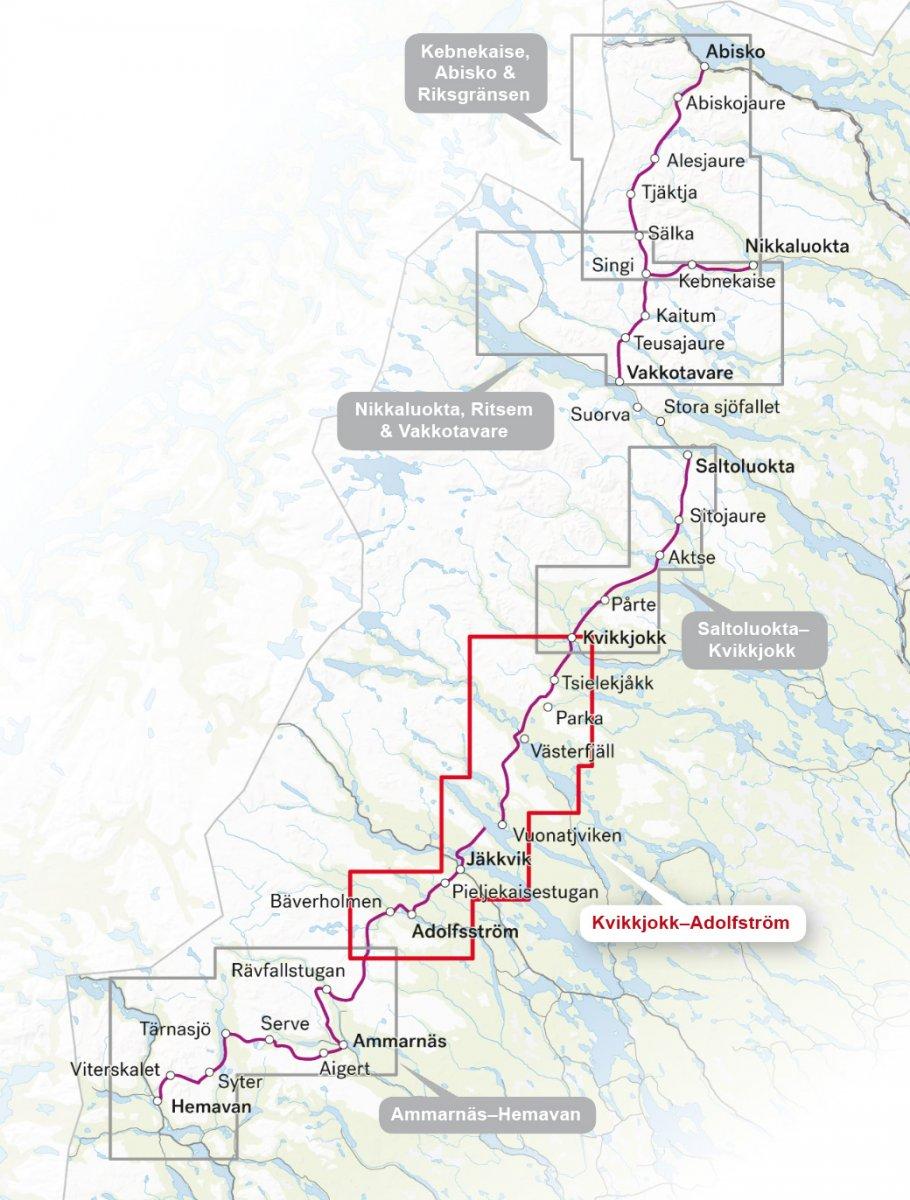 Kungsleden: Kvikkjokk - Adolfstroem