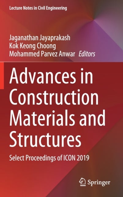 Advances in Construction Materials and Structures - Select Proceedings of ICON 2019