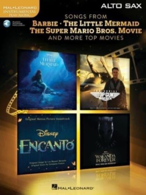 Songs from Barbie, The Little Mermaid - The Super Mario Bros. Movie, and More Top Movies for Alto Sax