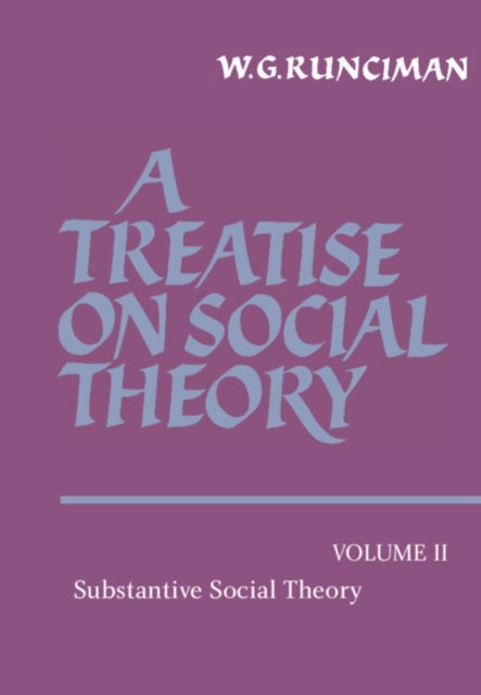 A Treatise on Social Theory