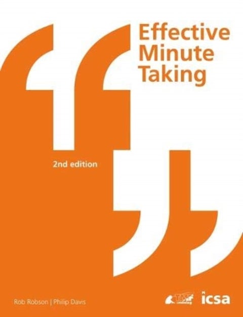 Effective Minute Taking, 2nd edition