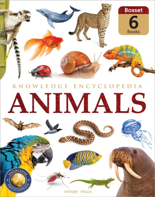 Animals - Collection of 6 Books : Knowledge Encyclopedia For Children (Box Set) - Boxset of 6 books