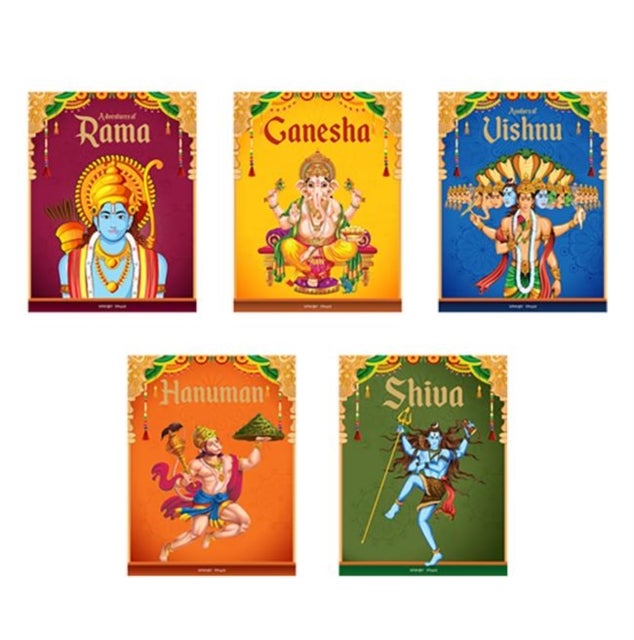 Children''s First Mythology Stories - RAM, Shiva, Hanuman, Ganesha, Vishnu