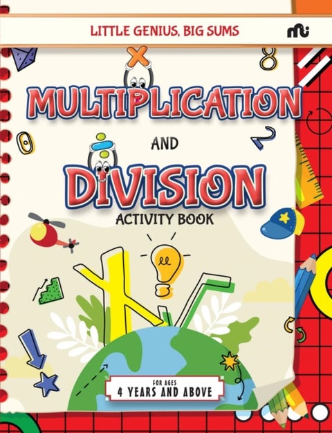 Little Genius, Big Words - Multiplication and Division Activity Book