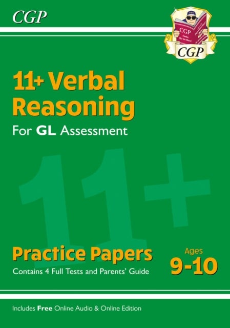 11+ GL Verbal Reasoning Practice Papers - Ages 9-10 (with Parents' Guide & Online Edition): superb e