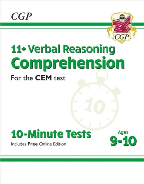 New 11+ CEM 10-Minute Tests: Comprehension - Ages 9-10 (with Online Edition): superb eleven plus pre