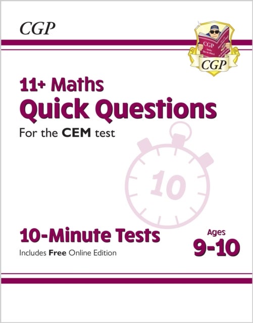 New 11+ CEM 10-Minute Tests: Maths Quick Questions - Ages 9-10 (with Online Edition): superb eleven