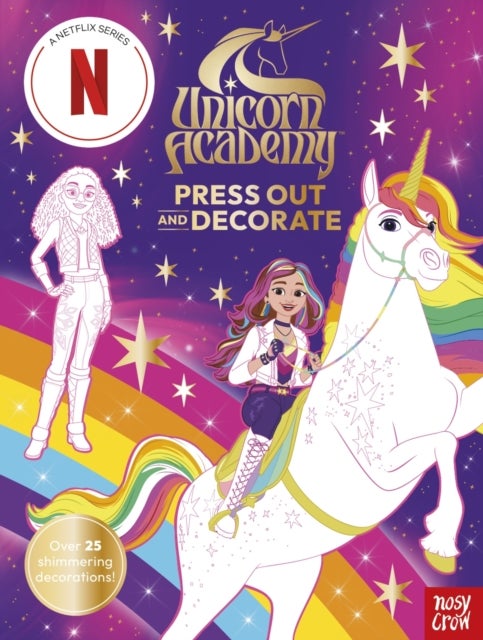 Unicorn Academy: Press Out and Decorate - with over 25 sparkling pieces