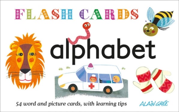 Alphabet ¿ Flash Cards - 54 word and picture cards, with learning tips
