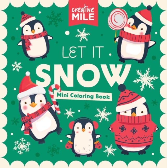 2 Pack Mini Coloring Book   Let It Snow