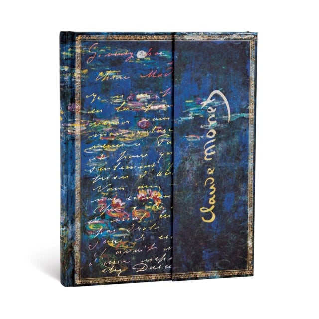 Monet (Water Lilies), Letter to Morisot Ultra Unlined Hardcover Journal, 144pg, 120GSM by Paperblanks (Embellished Manuscripts Collection)