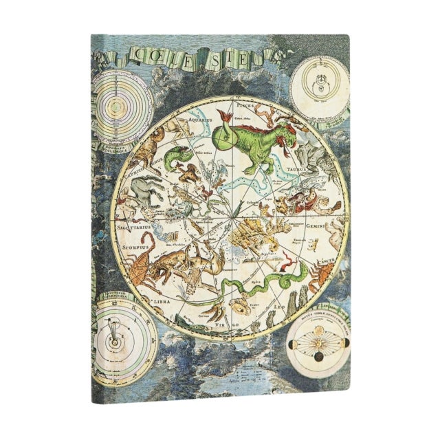Celestial Planisphere Midi Lined Softcover Journal, 176pg, 100GSM by Paperblanks (Early Cartography)
